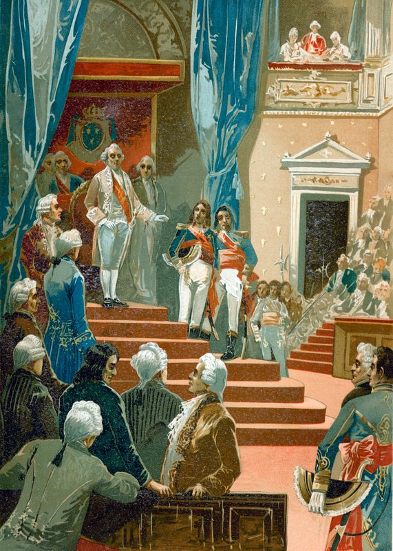 Scena non identificata durante la Rivoluzione Francese da Spanish School