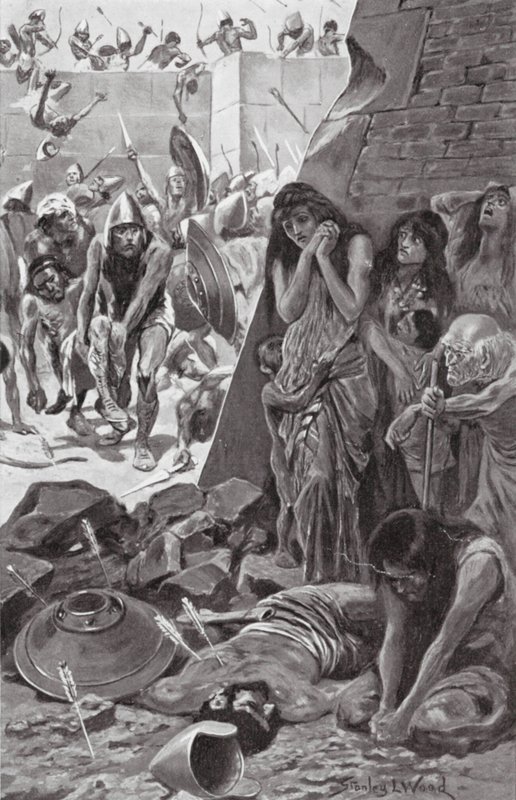 Tiro assediata da Nabucodonosor di Babilonia da Stanley L. (after) Wood