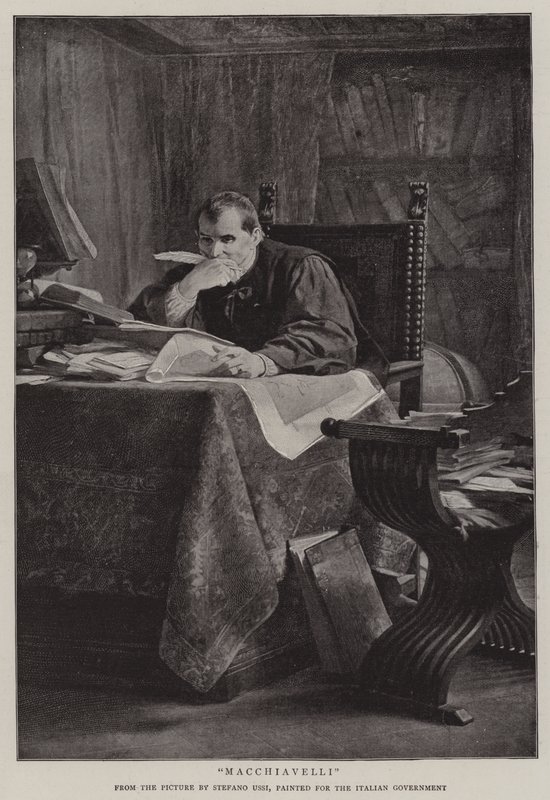 Machiavelli da Stefano Ussi
