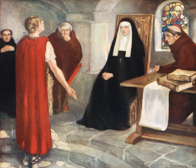Caedmon davanti a Santa Hilda da Stephen Reid