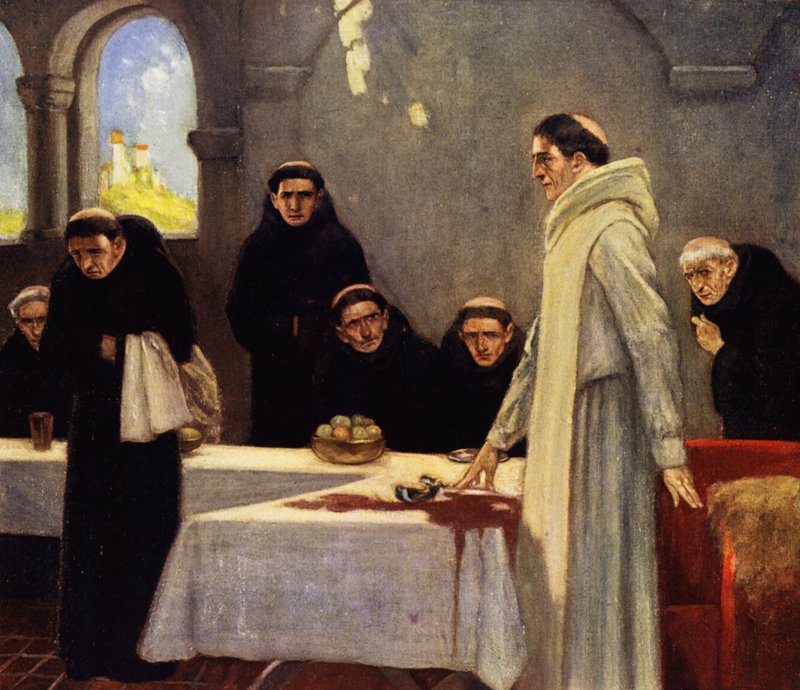 San Benedetto e i monaci da Stephen Reid