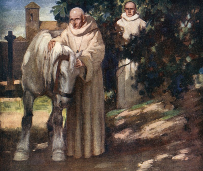 San Columba e il Cavallo Bianco da Stephen Reid