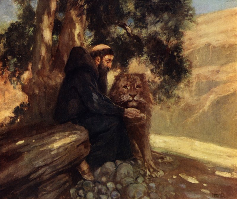 San Girolamo e il leone da Stephen Reid