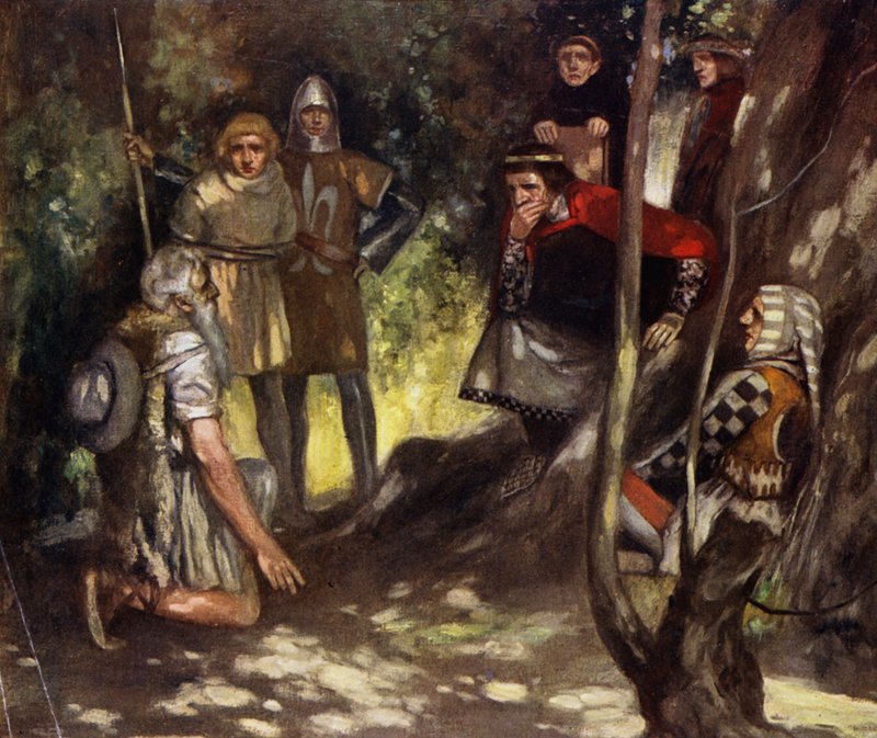 San Luigi di Francia nel bosco di Vincennes da Stephen Reid