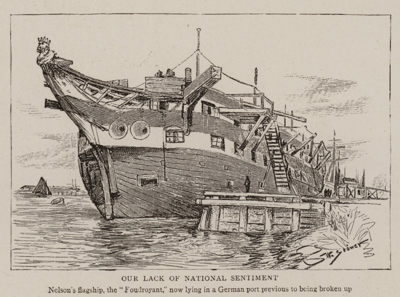 La Nave Ammiraglia di Nelson, Il Foudroyant da Stoewer Willy