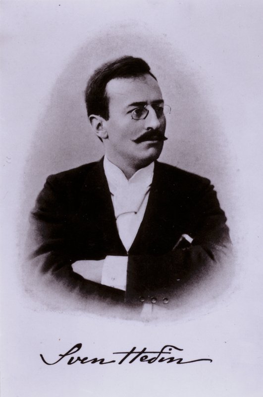 Sven Hedin, esploratore svedese (foto in b/n) da Swedish Photographer