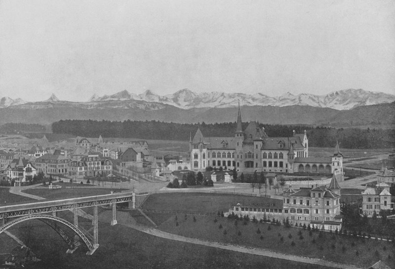 Berna, Vista sul Kirchenfeld e le Alpi bernesi da Swiss Photographer