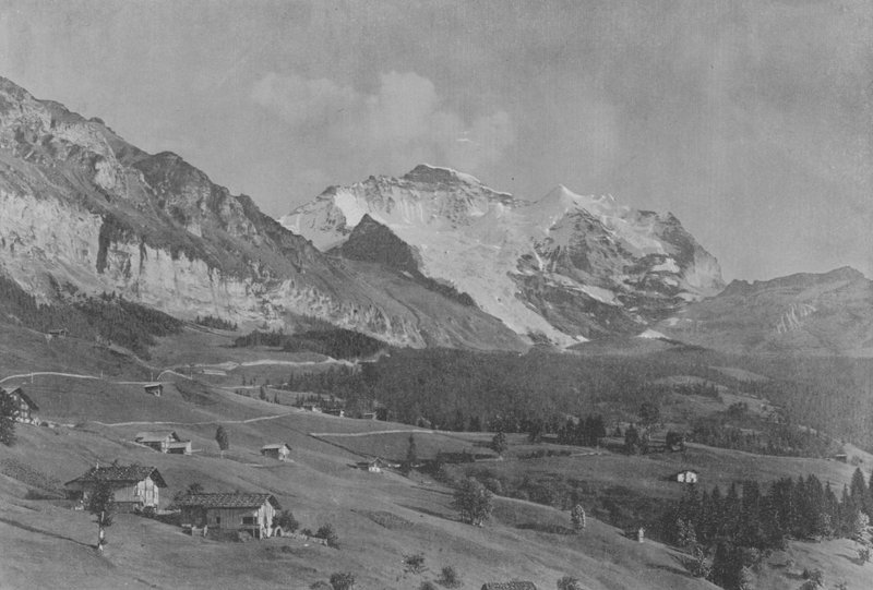 La Jungfrau, vista da Wengen da Swiss Photographer
