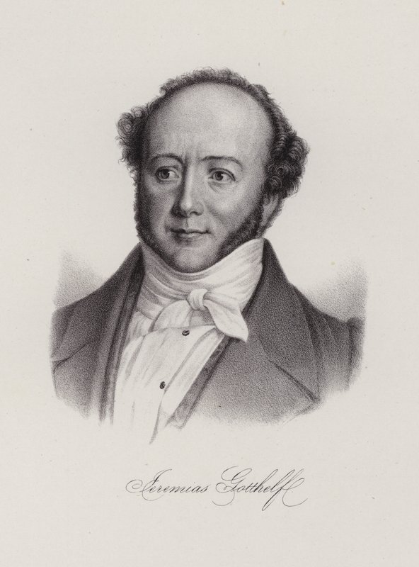 Albert Bitzius, romanziere svizzero che scrisse sotto lo pseudonimo di Jeremias Gotthelf da Swiss School