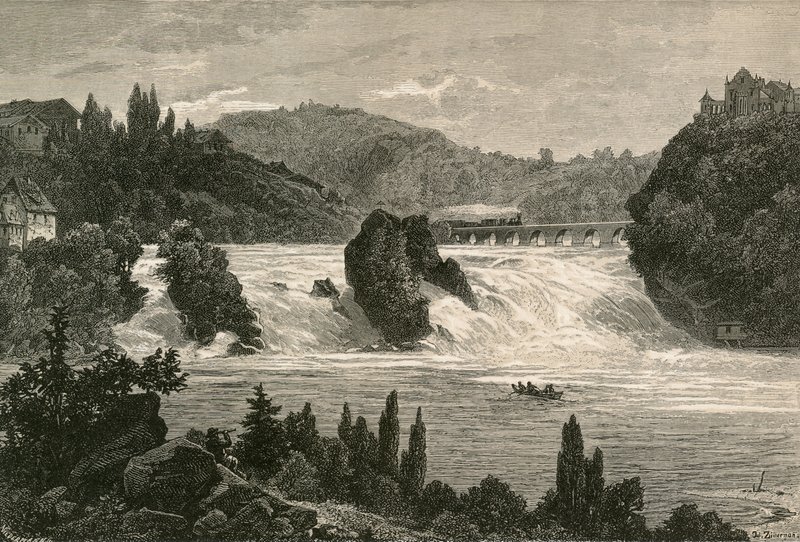 Cascate del Reno a Sciaffusa da Swiss School