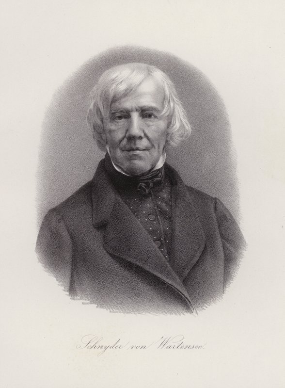 Franz Xaver Schnyder von Wartensee, compositore svizzero (incisione) da Swiss School
