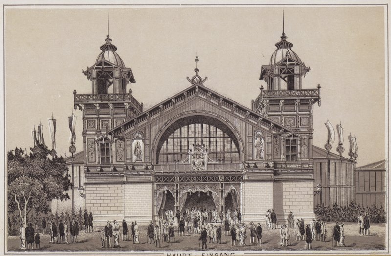 Ingresso principale, Esposizione nazionale svizzera, Zurigo da Swiss School