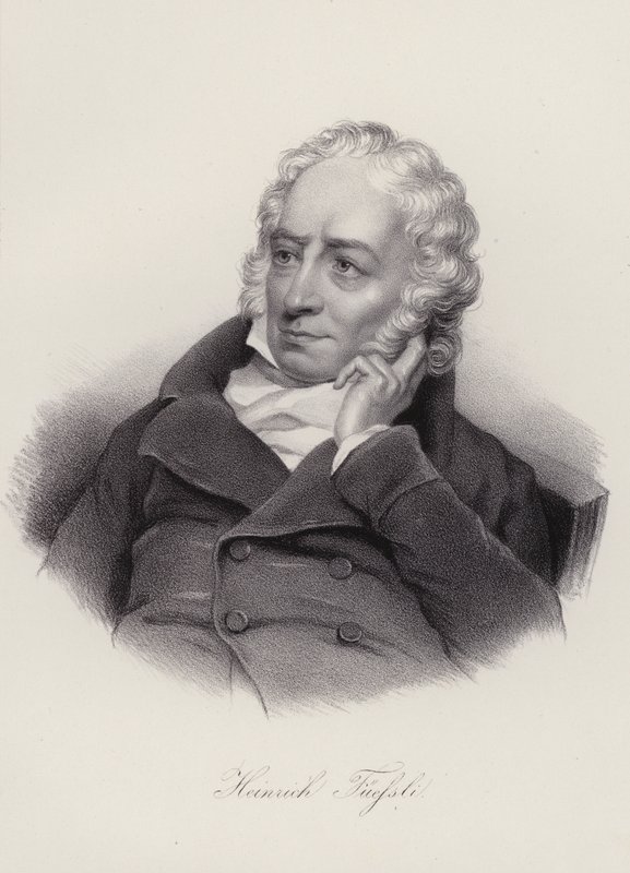 Henry Fuseli, pittore svizzero (incisione) da Swiss School
