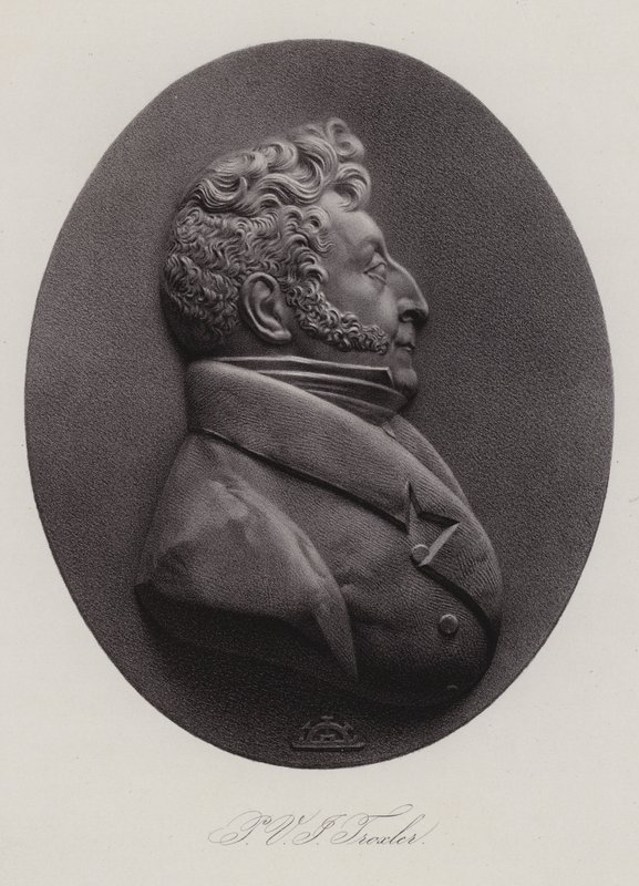 Ignaz Paul Vital Troxler, medico, politico e filosofo svizzero (incisione) da Swiss School