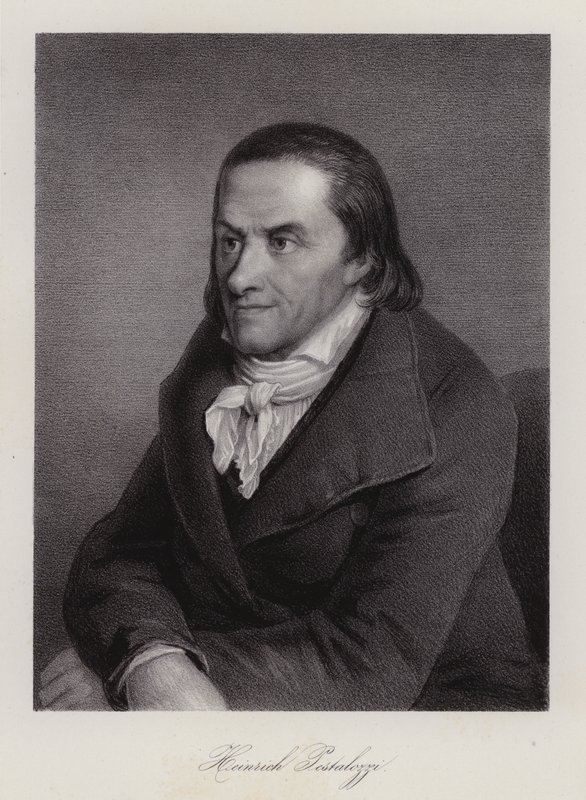 Johann Heinrich Pestalozzi, riformatore educativo svizzero (incisione) da Swiss School