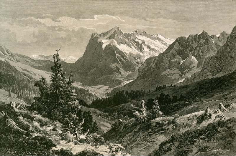 Vicino a Grindelwald, Oberland Bernese da Swiss School