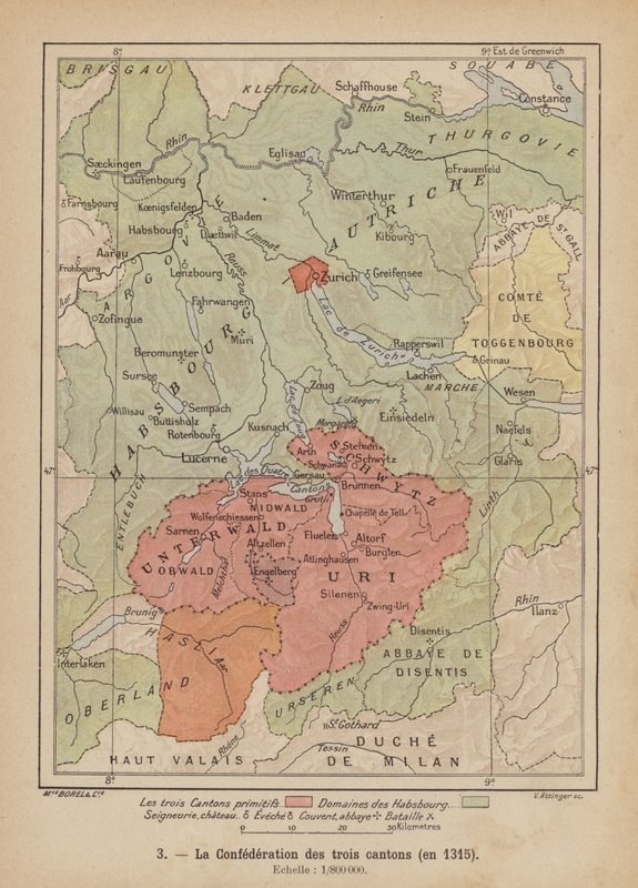 Vecchia Confederazione Svizzera da Swiss School