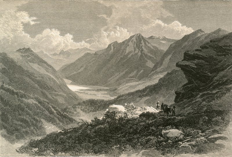 Scena nella Valle di Poschiavo, Grigioni meridionali da Swiss School