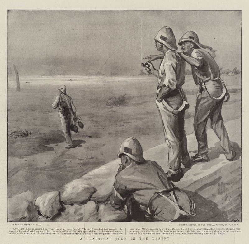 Uno scherzo pratico nel deserto da Sydney Prior Hall
