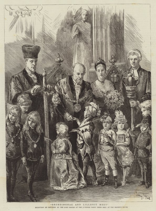 Brobdingnag e Lilliput si incontrano da Sydney Prior Hall