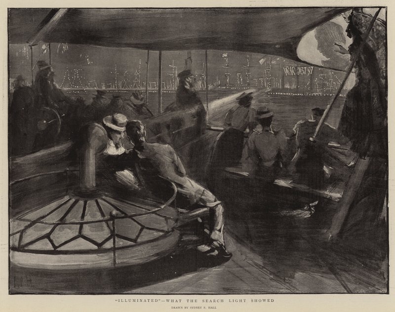 Illuminato, cosa ha mostrato il faro da Sydney Prior Hall