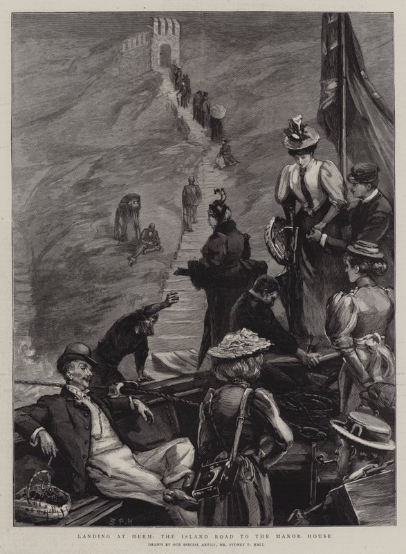 Sbarco a Herm, la strada dell