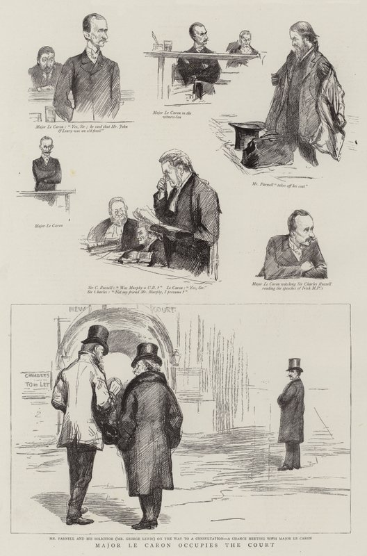 Il maggiore Le Caron occupa il tribunale da Sydney Prior Hall