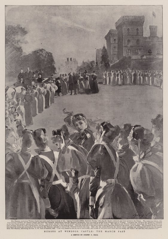 Infermieri al Castello di Windsor, la marcia da Sydney Prior Hall