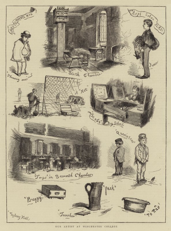 Il nostro artista al Winchester College da Sydney Prior Hall