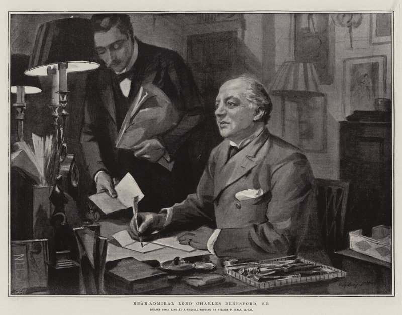 Retroammiraglio Lord Charles Beresford, CB da Sydney Prior Hall