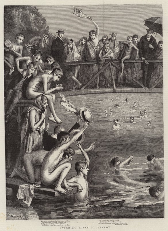 Gare di nuoto a Harrow da Sydney Prior Hall