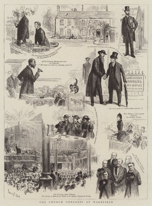 Il Congresso della Chiesa a Wakefield da Sydney Prior Hall