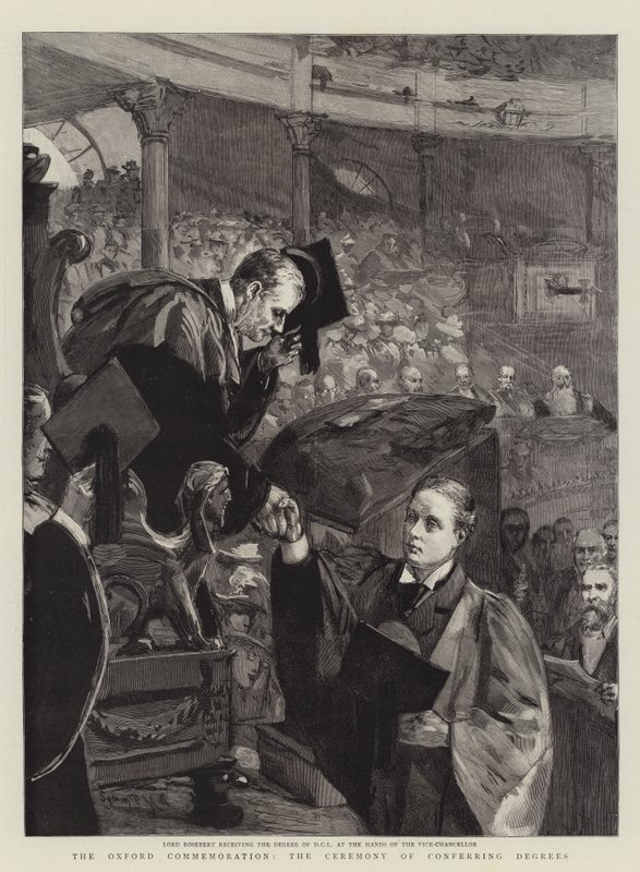La Commemorazione di Oxford, la Cerimonia di Conferimento dei Gradi da Sydney Prior Hall