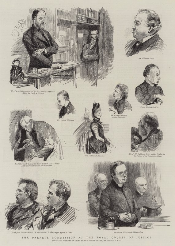 La Commissione Parnell alla Royal Courts of Justice da Sydney Prior Hall