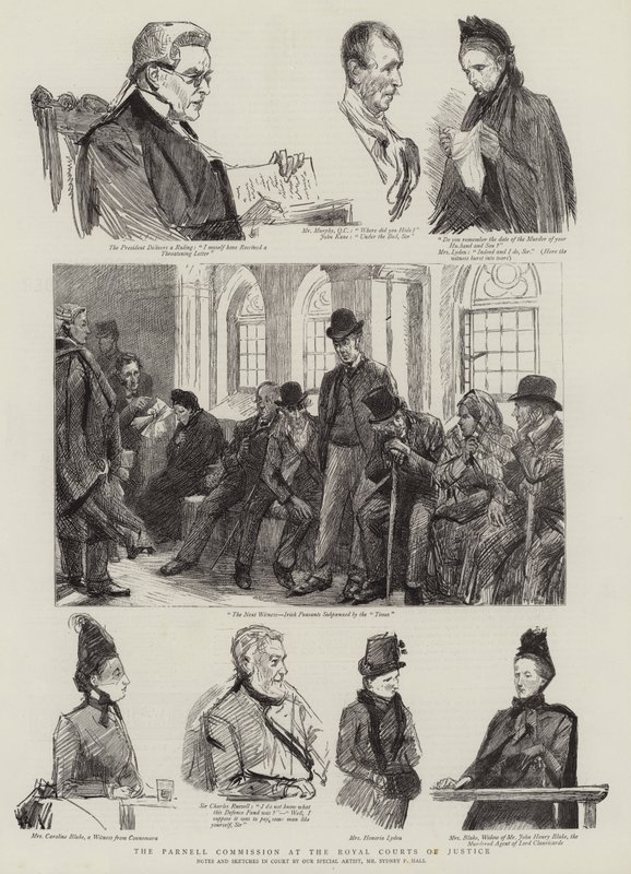 La Commissione Parnell alla Royal Courts of Justice da Sydney Prior Hall