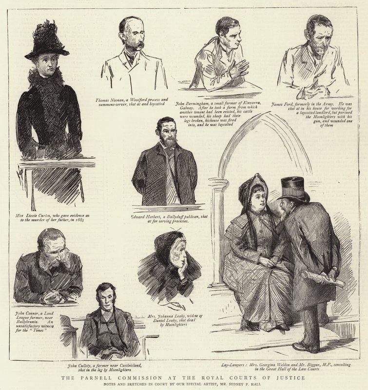 La Commissione Parnell alla Royal Courts of Justice da Sydney Prior Hall