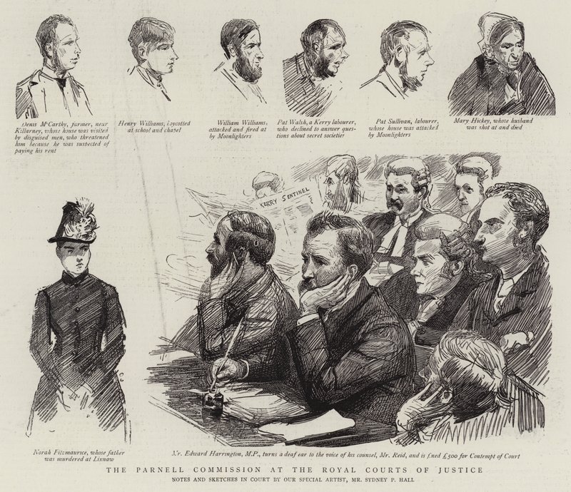 La Commissione Parnell alla Royal Courts of Justice da Sydney Prior Hall
