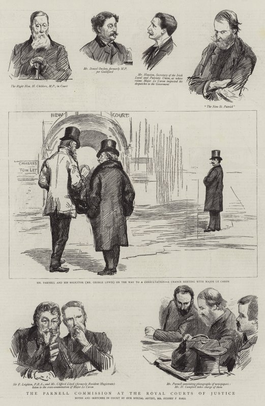 La Commissione Parnell alla Royal Courts of Justice da Sydney Prior Hall