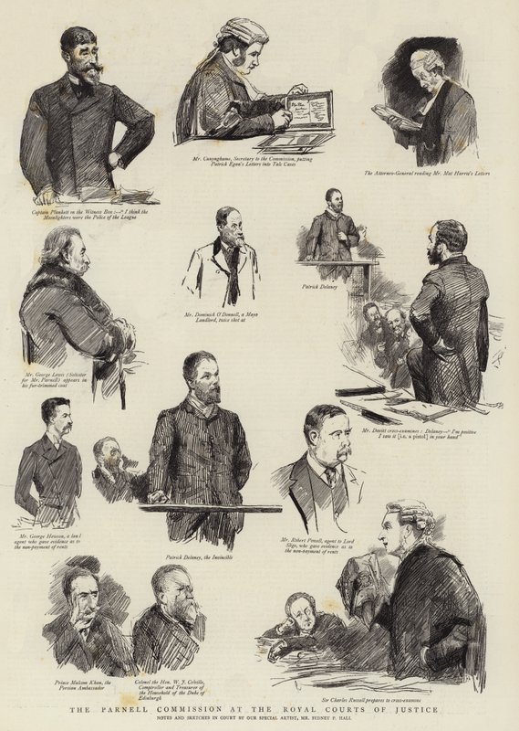 La Commissione Parnell alla Royal Courts of Justice da Sydney Prior Hall