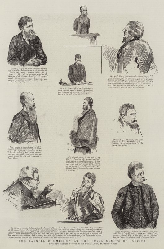 La Commissione Parnell alla Royal Courts of Justice da Sydney Prior Hall