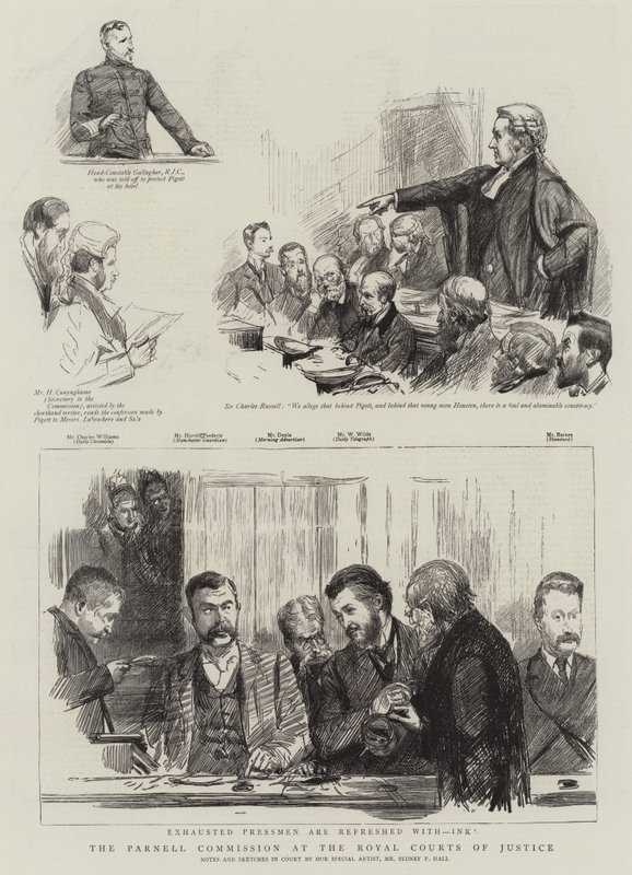 La Commissione Parnell alla Royal Courts of Justice da Sydney Prior Hall