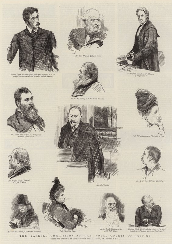 La Commissione Parnell alla Royal Courts of Justice da Sydney Prior Hall