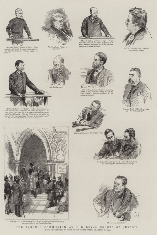 La Commissione Parnell alla Royal Courts of Justice da Sydney Prior Hall