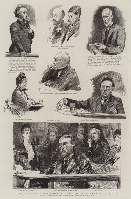 La Commissione Parnell alla Royal Courts of Justice da Sydney Prior Hall