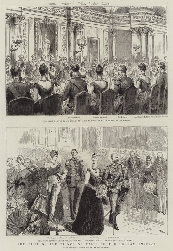 La visita del Principe di Galles all