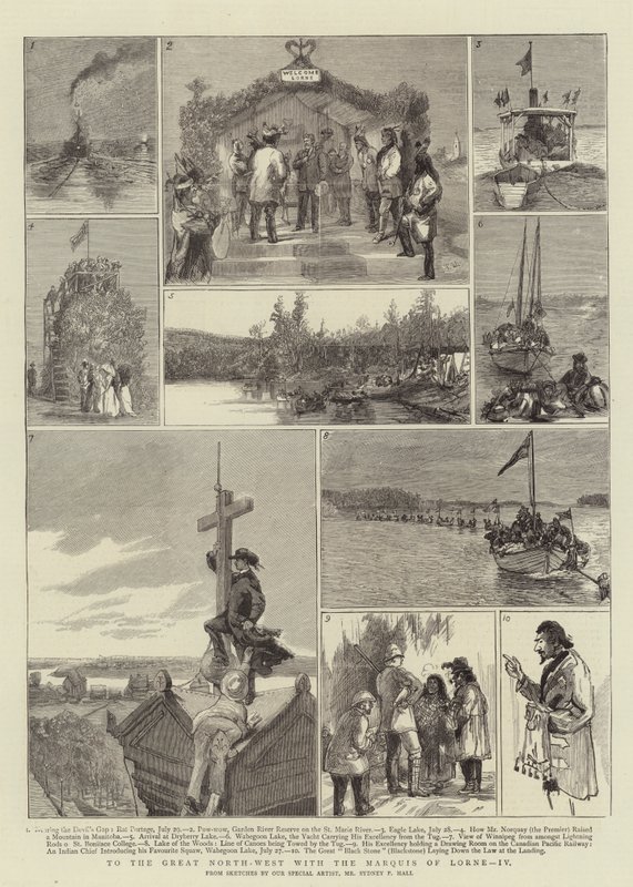 Verso il Grande Nord-Ovest con il Marchese di Lorne, IV da Sydney Prior Hall