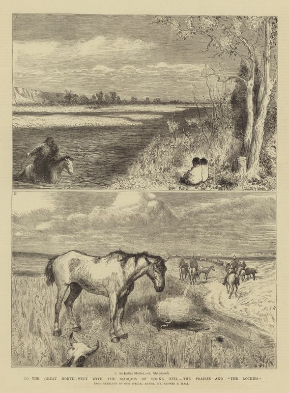 Verso il Grande Nord-Ovest con il Marchese di Lorne, XVII, la prateria e le Montagne Rocciose da Sydney Prior Hall