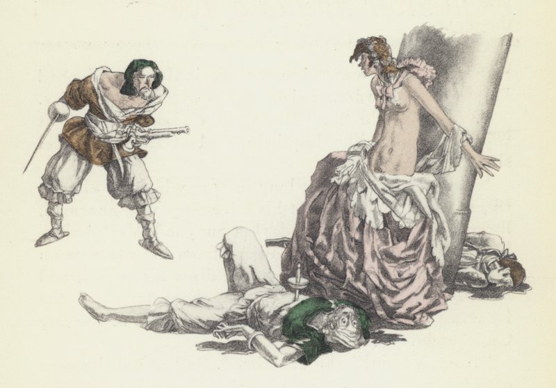 Illustrazione per Candido di Voltaire da Sylvain Sauvage