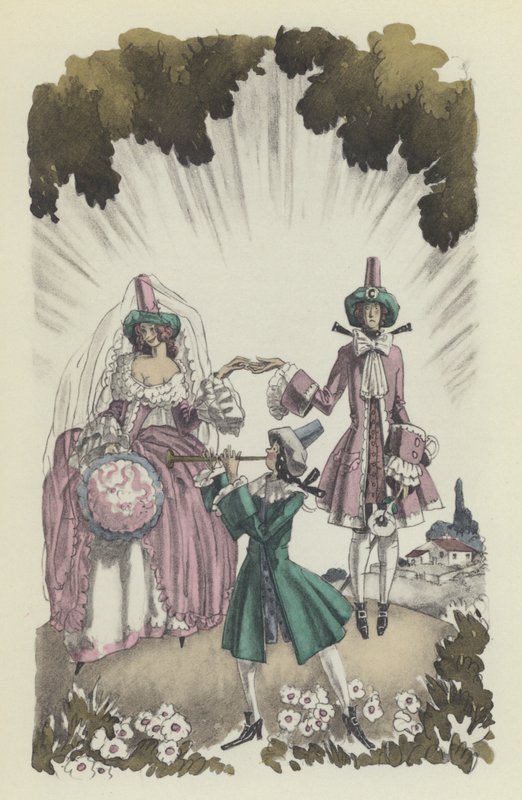 Illustrazione per Candido di Voltaire da Sylvain Sauvage
