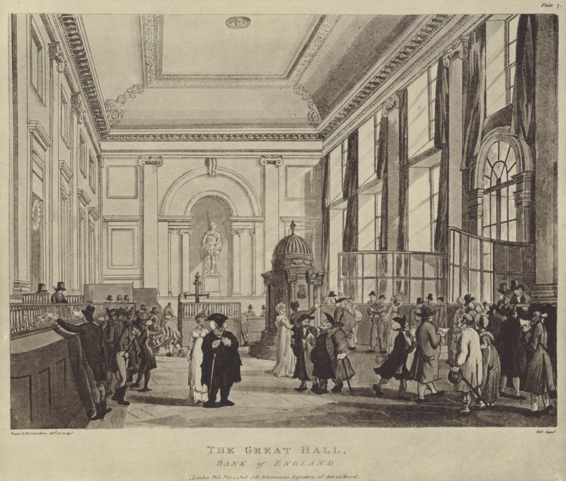 La Sala dei Pagamenti, Banca d